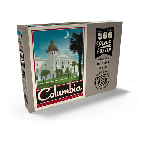 Darstellung des Puzzle Motivs American College Towns: Columbia, SC American College Towns: Columbia, SC 500 Puzzle Schachtel Ansicht2