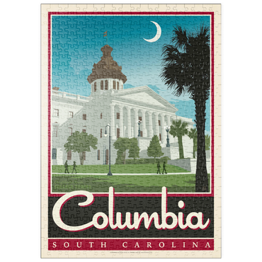Darstellung des Puzzle Motivs puzzleplate American College Towns: Columbia, SC 500 Puzzle