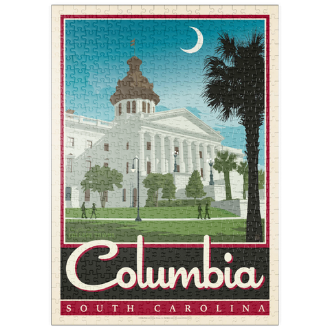 Darstellung des Puzzle Motivs American College Towns: Columbia, SC puzzleplate American College Towns: Columbia, SC 500 Puzzle