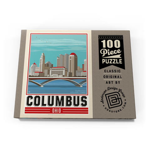 Darstellung des Puzzle Motivs American College Towns: Columbus, OH American College Towns: Columbus, OH 100 Puzzle Schachtel Ansicht3