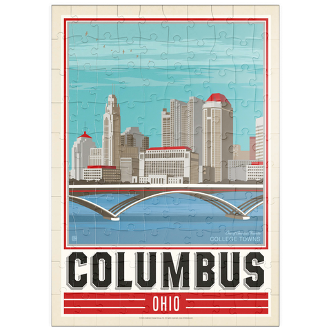 Darstellung des Puzzle Motivs American College Towns: Columbus, OH puzzleplate American College Towns: Columbus, OH 100 Puzzle