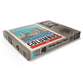 Darstellung des Puzzle Motivs American College Towns: Columbus, OH - Puzzleteile: 200