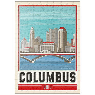 Darstellung des Puzzle Motivs puzzleplate American College Towns: Columbus, OH 200 Puzzle