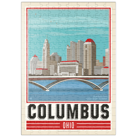 Darstellung des Puzzle Motivs American College Towns: Columbus, OH puzzleplate American College Towns: Columbus, OH 200 Puzzle