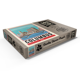 Darstellung des Puzzle Motivs American College Towns: Columbus, OH - Puzzleteile: 500