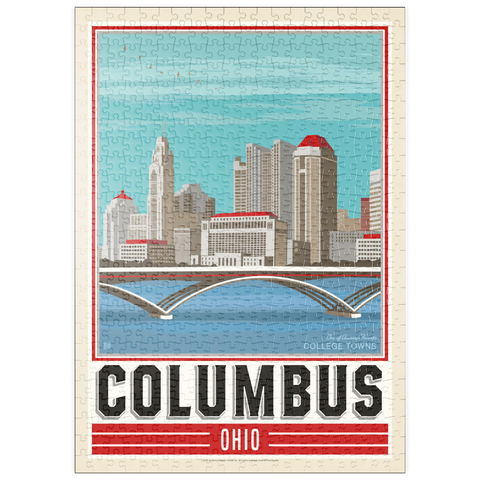 Darstellung des Puzzle Motivs American College Towns: Columbus, OH puzzleplate American College Towns: Columbus, OH 500 Puzzle