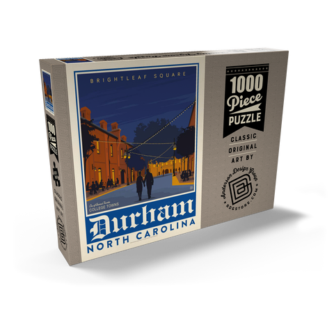 Darstellung des Puzzle Motivs American College Towns: Durham, NC American College Towns: Durham, NC 1000 Puzzle Schachtel Ansicht2