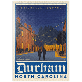Darstellung des Puzzle-Motivs American College Towns: Durham, NC – Puzzleteile: 1000