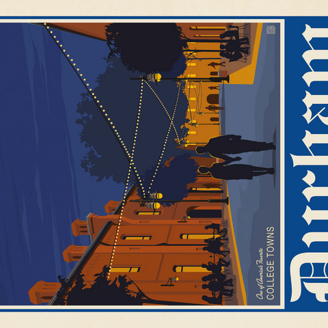 Darstellung des Puzzle Motivs American College Towns: Durham, NC American College Towns: Durham, NC 1000 Puzzle 3D Modell