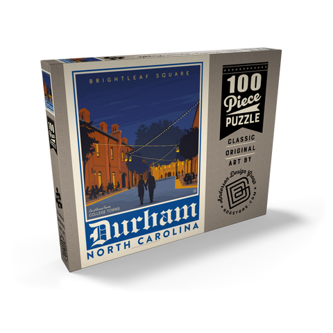Darstellung des Puzzle Motivs American College Towns: Durham, NC American College Towns: Durham, NC 100 Puzzle Schachtel Ansicht2