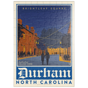 Darstellung des Puzzle Motivs puzzleplate American College Towns: Durham, NC 100 Puzzle