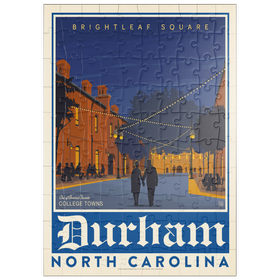 Darstellung des Puzzle Motivs American College Towns: Durham, NC - Puzzleteile: 100