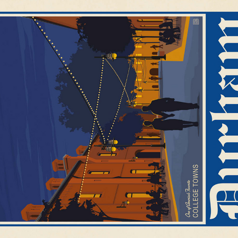 Darstellung des Puzzle Motivs American College Towns: Durham, NC American College Towns: Durham, NC 100 Puzzle 3D Modell