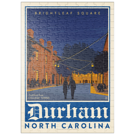 Darstellung des Puzzle Motivs American College Towns: Durham, NC - Puzzleteile: 200
