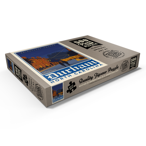 Darstellung des Puzzle Motivs American College Towns: Durham, NC American College Towns: Durham, NC 500 Puzzle Schachtel Ansicht1