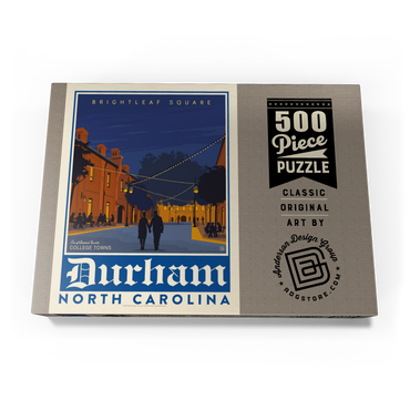 Darstellung des Puzzle Motivs American College Towns: Durham, NC 500 Puzzle Schachtel Ansicht3