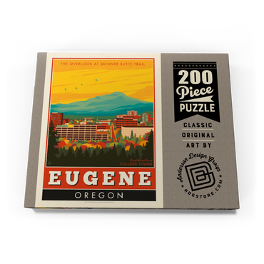Darstellung des Puzzle Motivs American College Towns: Eugene, Oregon 200 Puzzle Schachtel Ansicht3