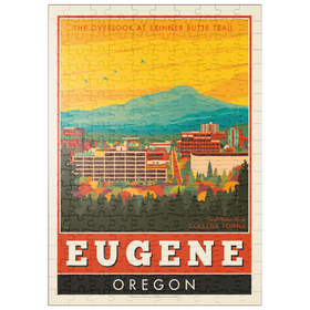 Darstellung des Puzzle Motivs American College Towns: Eugene, Oregon - Puzzleteile: 200