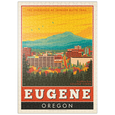 Darstellung des Puzzle Motivs American College Towns: Eugene, Oregon puzzleplate American College Towns: Eugene, Oregon 500 Puzzle