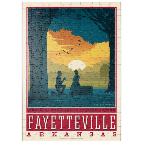 Darstellung des Puzzle Motivs American College Towns: Fayetteville, Arkansas puzzleplate American College Towns: Fayetteville, Arkansas 200 Puzzle