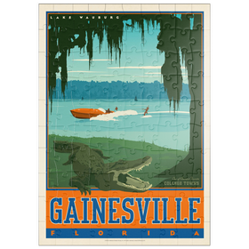 Darstellung des Puzzle Motivs American College Towns: Gainesville, Florida - Puzzleteile: 100