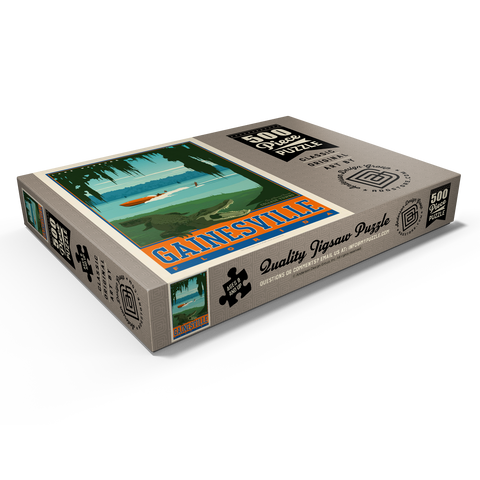 Darstellung des Puzzle Motivs American College Towns: Gainesville, Florida American College Towns: Gainesville, Florida 500 Puzzle Schachtel Ansicht1