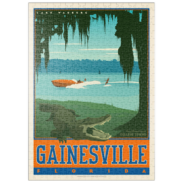 Darstellung des Puzzle Motivs puzzleplate American College Towns: Gainesville, Florida 500 Puzzle