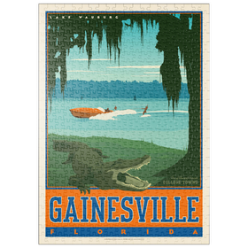 Darstellung des Puzzle Motivs American College Towns: Gainesville, Florida - Puzzleteile: 500