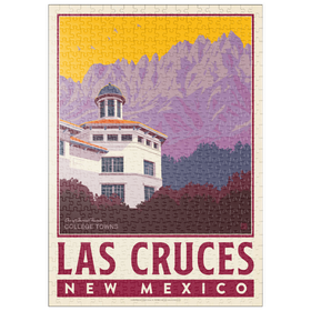 Darstellung des Puzzle Motivs American College Towns: Las Cruces, NM - Puzzleteile: 500