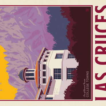 Darstellung des Puzzle Motivs American College Towns: Las Cruces, NM 500 Puzzle 3D Modell