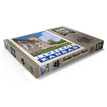 Darstellung des Puzzle Motivs American College Towns: Lawrence, Kansas 200 Puzzle Schachtel Ansicht1