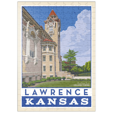 Darstellung des Puzzle Motivs puzzleplate American College Towns: Lawrence, Kansas 200 Puzzle