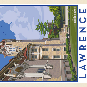Darstellung des Puzzle Motivs American College Towns: Lawrence, Kansas 200 Puzzle 3D Modell