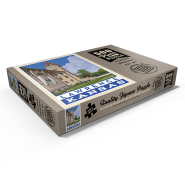 Darstellung des Puzzle Motivs American College Towns: Lawrence, Kansas 500 Puzzle Schachtel Ansicht1