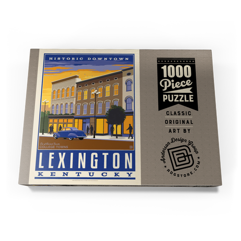 Darstellung des Puzzle Motivs American College Towns: Lexington, KY American College Towns: Lexington, KY 1000 Puzzle Schachtel Ansicht3