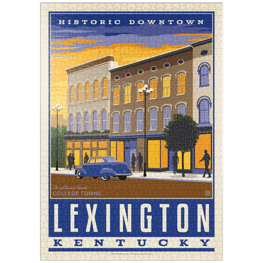 Darstellung des Puzzle Motivs puzzleplate American College Towns: Lexington, KY 1000 Puzzle
