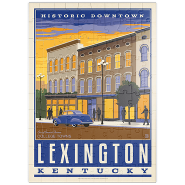 Darstellung des Puzzle Motivs puzzleplate American College Towns: Lexington, KY 100 Puzzle