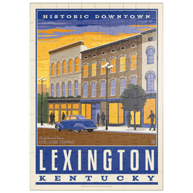 Darstellung des Puzzle Motivs American College Towns: Lexington, KY - Puzzleteile: 100