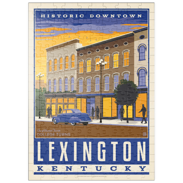 Darstellung des Puzzle Motivs puzzleplate American College Towns: Lexington, KY 200 Puzzle