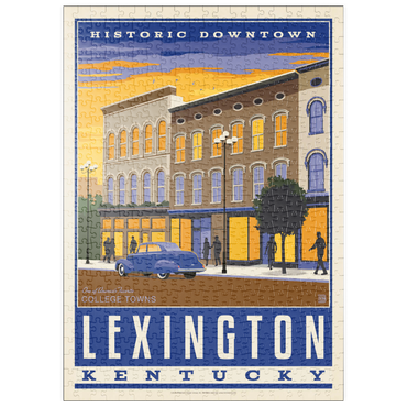 Darstellung des Puzzle Motivs puzzleplate American College Towns: Lexington, KY 500 Puzzle