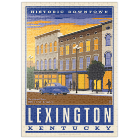 Darstellung des Puzzle Motivs American College Towns: Lexington, KY - Puzzleteile: 500