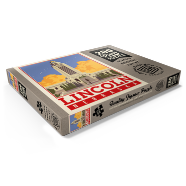 Darstellung des Puzzle Motivs American College Towns: Lincoln, NE 200 Puzzle Schachtel Ansicht1