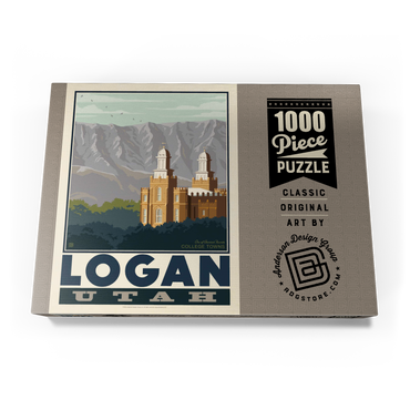 Darstellung des Puzzle Motivs American College Towns: Logan, Utah 1000 Puzzle Schachtel Ansicht3