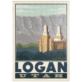 Darstellung des Puzzle Motivs American College Towns: Logan, Utah - Puzzleteile: 100