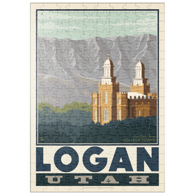Darstellung des Puzzle Motivs American College Towns: Logan, Utah - Puzzleteile: 200