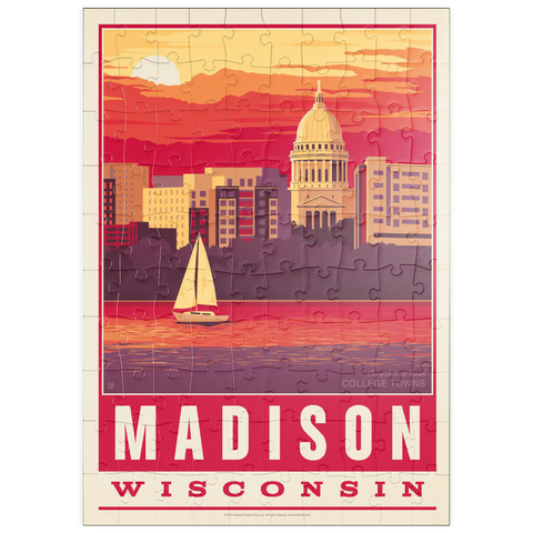 Darstellung des Puzzle Motivs American College Towns: Madison, WI puzzleplate American College Towns: Madison, WI 100 Puzzle