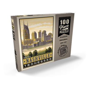 Darstellung des Puzzle Motivs American College Towns: Nashville, TN 100 Puzzle Schachtel Ansicht2