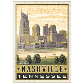 Darstellung des Puzzle Motivs American College Towns: Nashville, TN - Puzzleteile: 200