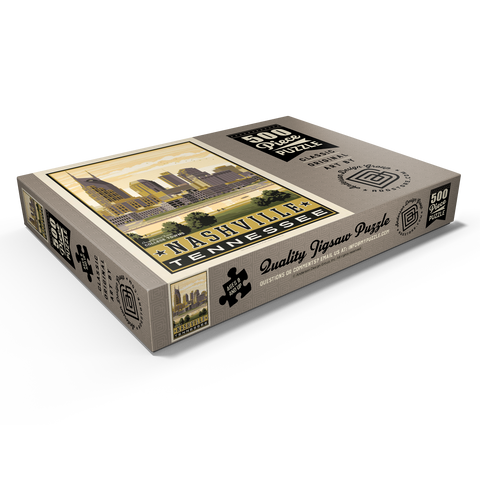 Darstellung des Puzzle Motivs American College Towns: Nashville, TN American College Towns: Nashville, TN 500 Puzzle Schachtel Ansicht1