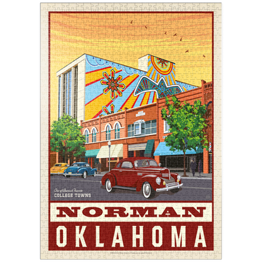 Darstellung des Puzzle Motivs puzzleplate American College Towns: Norman, Oklahoma 1000 Puzzle